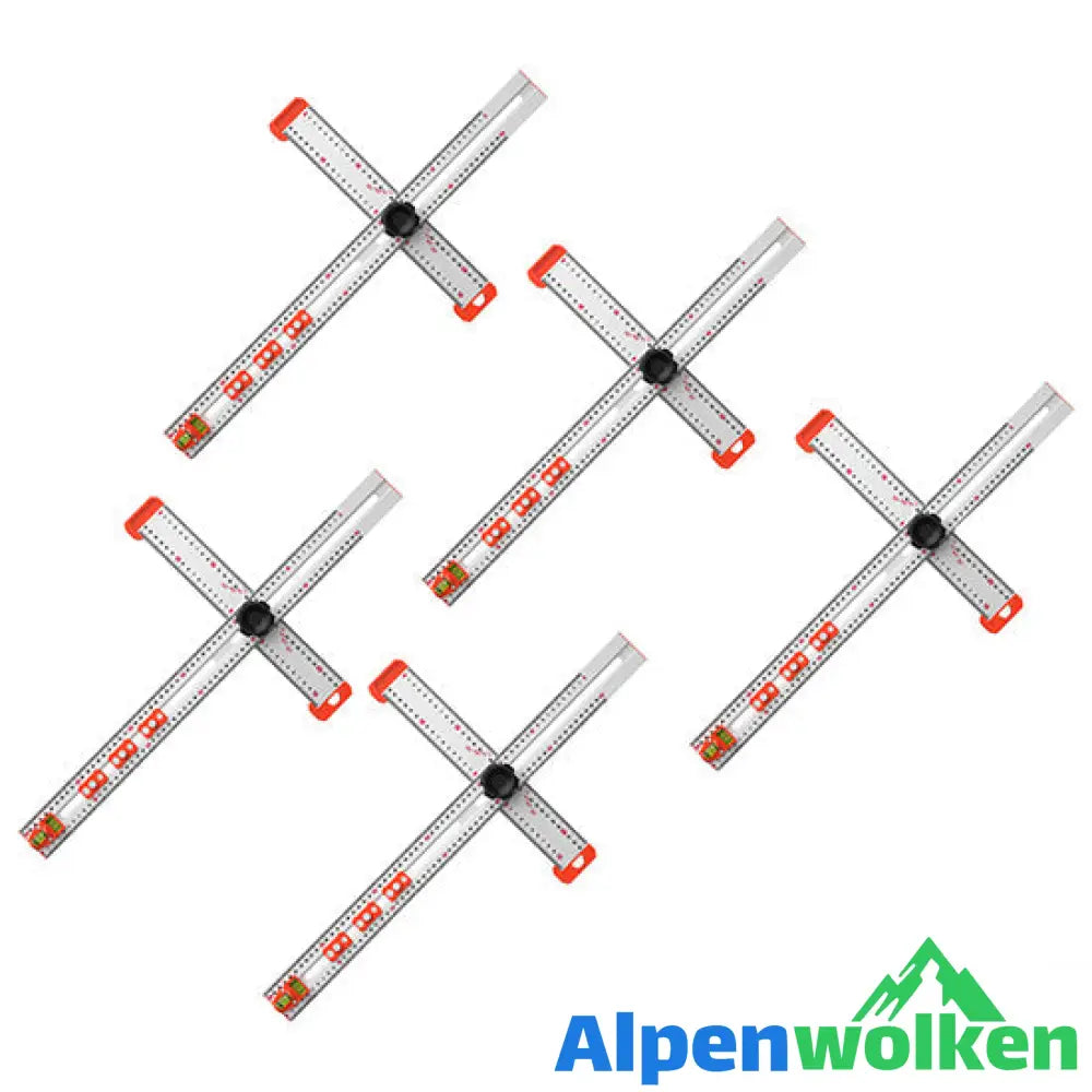 Alpenwolken - 4-IN-1 Bohrer-Positionierungslineal