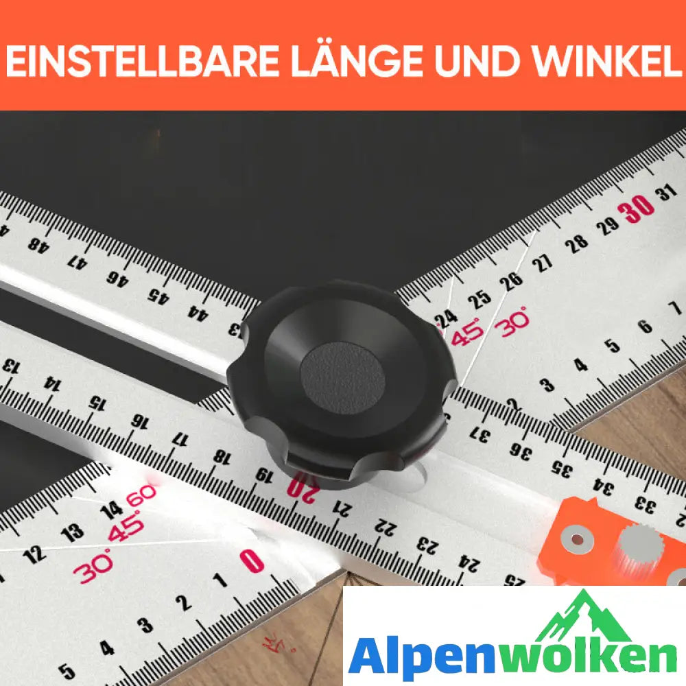 Alpenwolken - 4-IN-1 Bohrer-Positionierungslineal