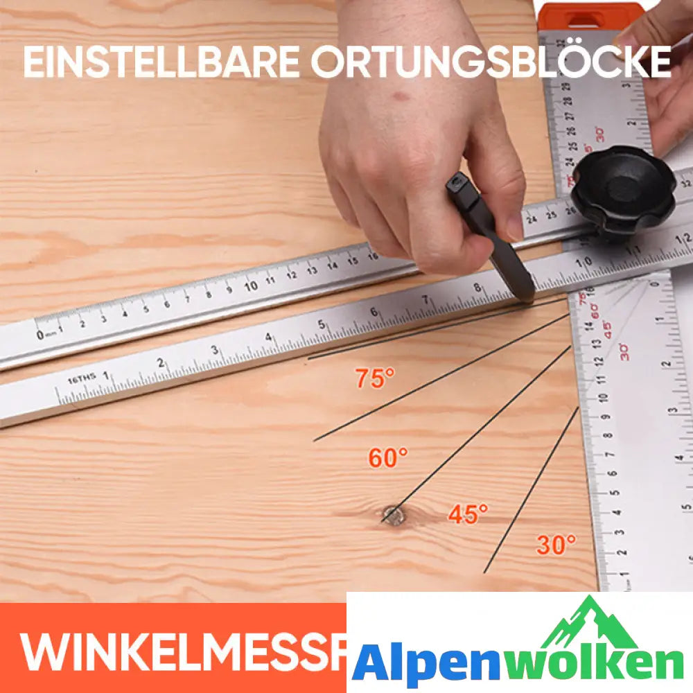 Alpenwolken - 4-IN-1 Bohrer-Positionierungslineal