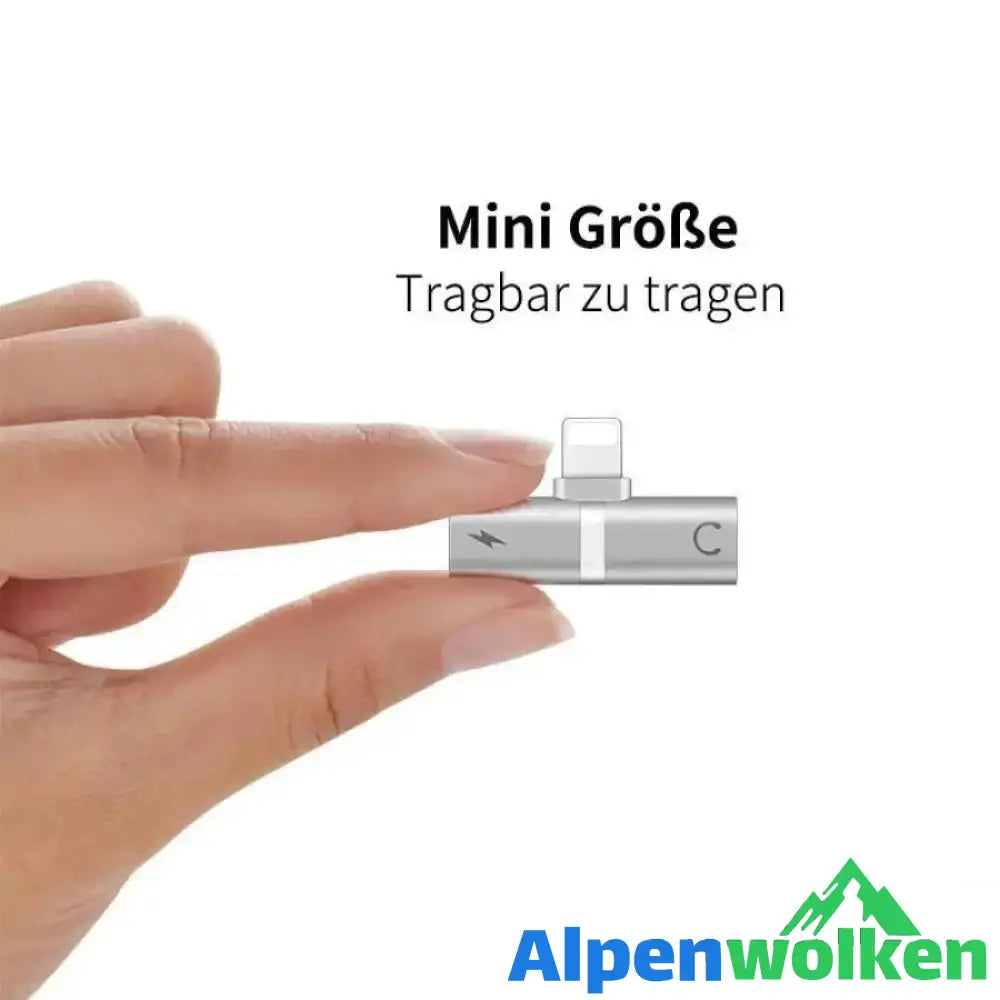 Alpenwolken - 4 in 1 Kopfhörer Blitzadapter für iPhone