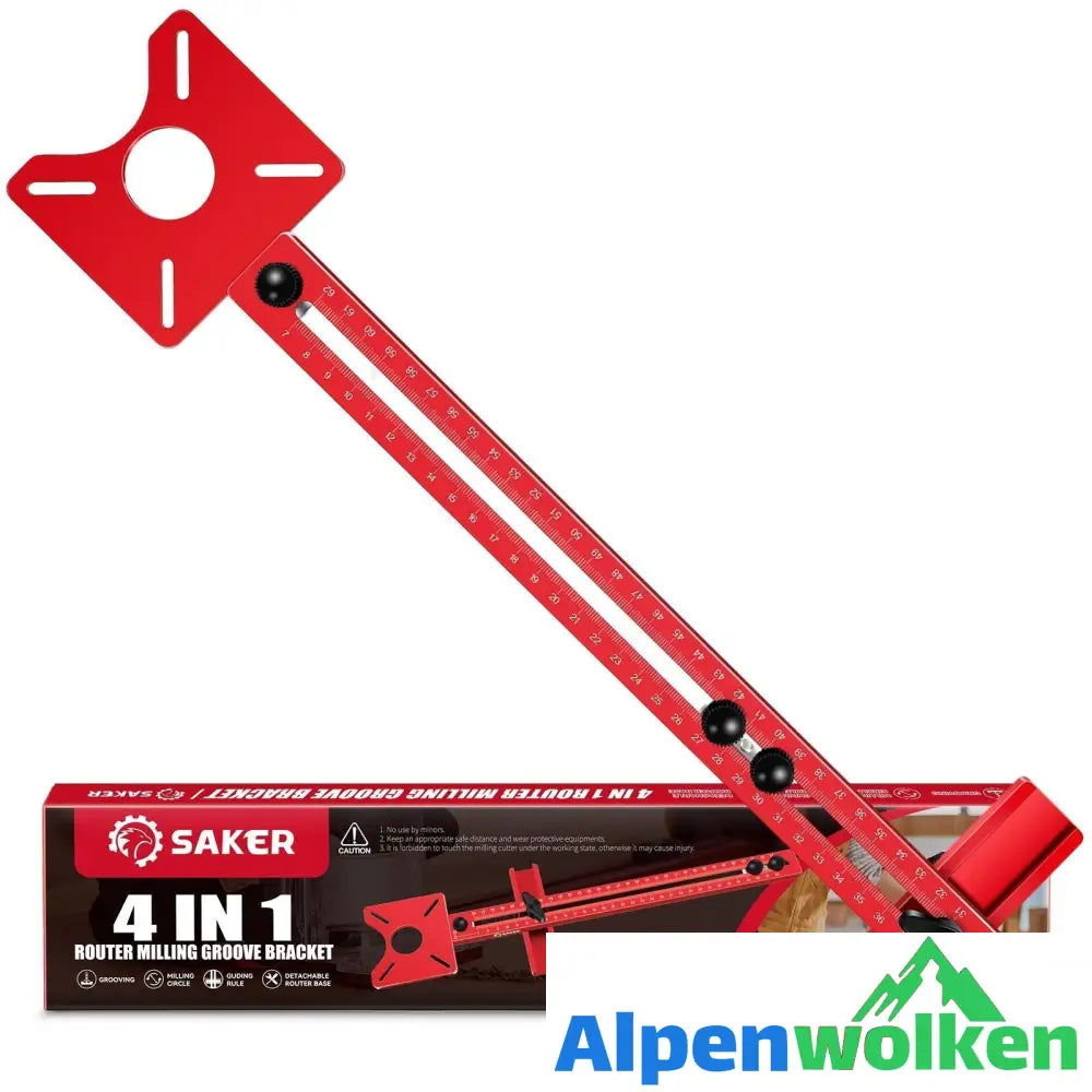 Alpenwolken - 4 in 1 Oberfräse Fräsen Nut Halterun