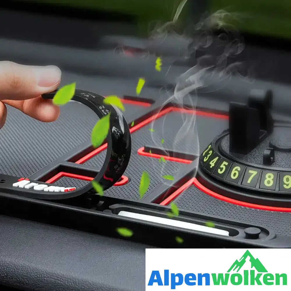 Alpenwolken - 4-in-1 rutschfestes Telefonpad für Autos