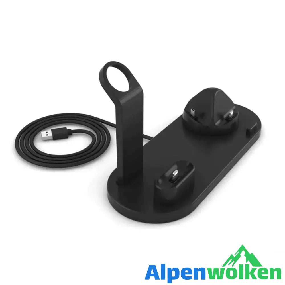 Alpenwolken - 4 IN 1 Smart Ladestation Schwarz