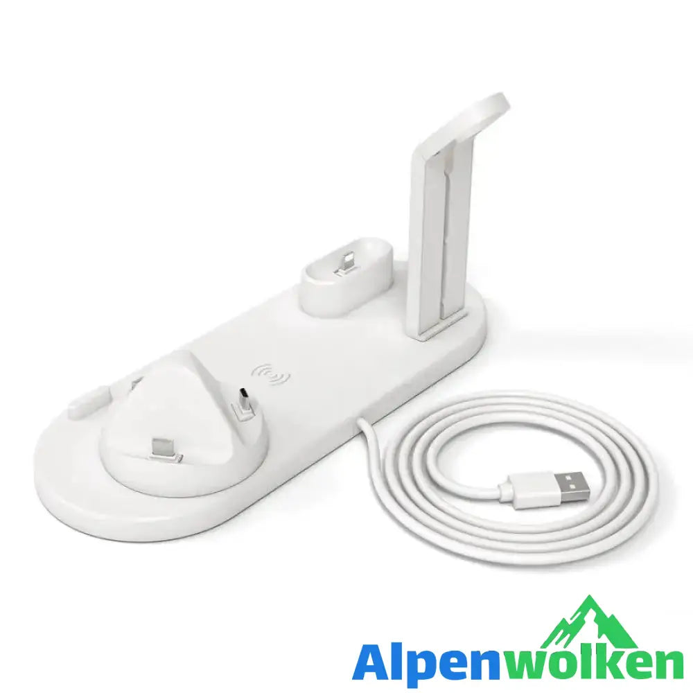 Alpenwolken - 4 IN 1 Smart Ladestation Weiß