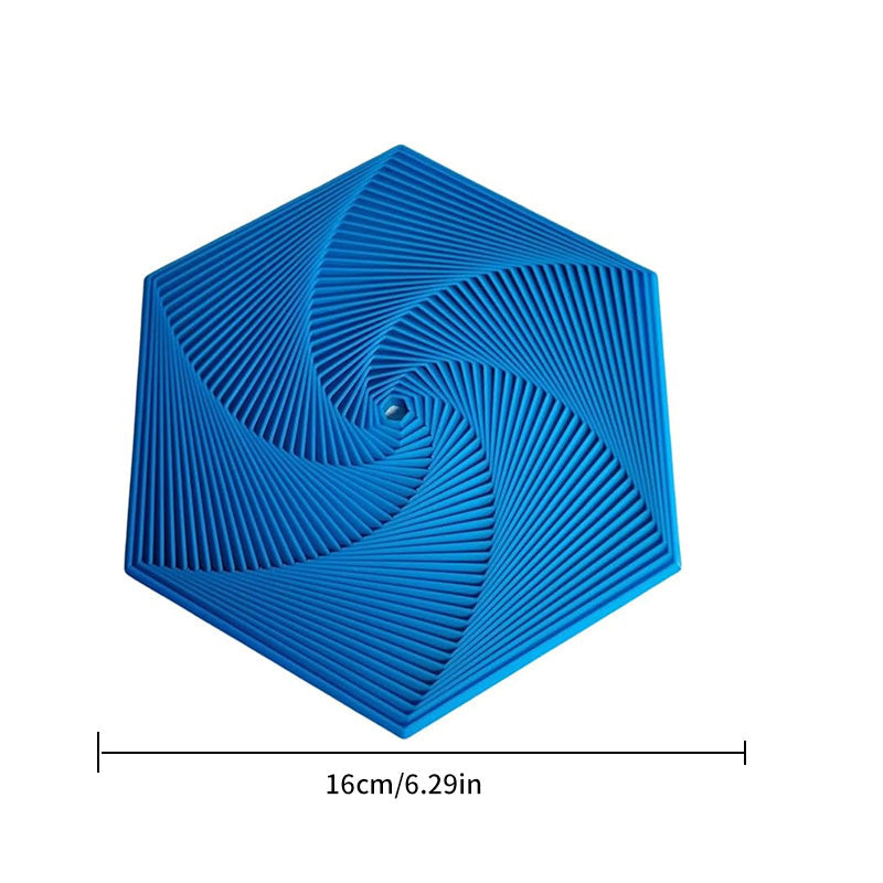 Alpenwolken - 🌀3D-gedrucktes Fraktal-Fidget-Sechseck