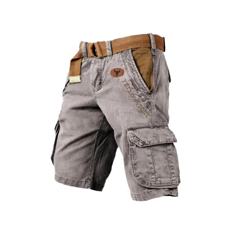 Alpenwolken - Herren-Shorts mit mehreren Taschen——🔥🔥Sommer-Bestseller