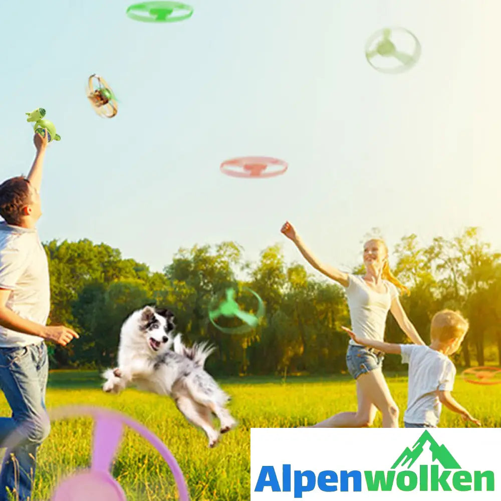 Alpenwolken - 5-in-1 fliegende Scheibe Gyro Spielzeug