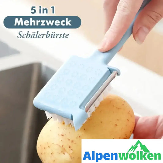 Alpenwolken - 5 in 1 Mehrzweck-Schälbürste