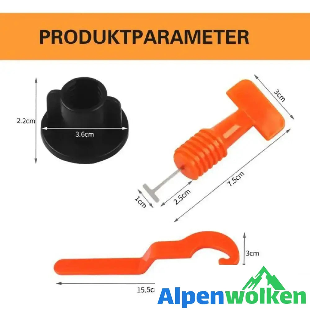 Alpenwolken - 50 PCS Fliesen Nivelliersystem Satz