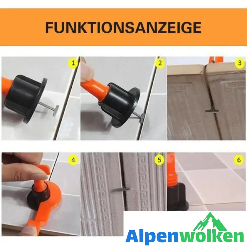 Alpenwolken - 50 PCS Fliesen Nivelliersystem Satz