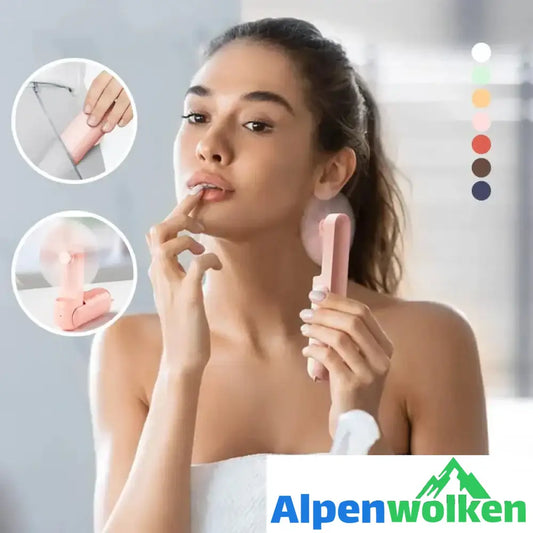 Alpenwolken - ✨50% Rabatt✨2 in 1 Tragbarer Handventilator