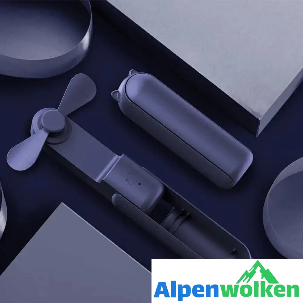 Alpenwolken - ✨50% Rabatt✨2 in 1 Tragbarer Handventilator Blau