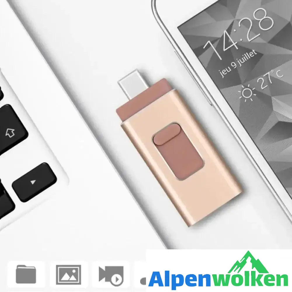 Alpenwolken - 🎊50% RABATT🎊4- in- 1 USB-Massenspeicher