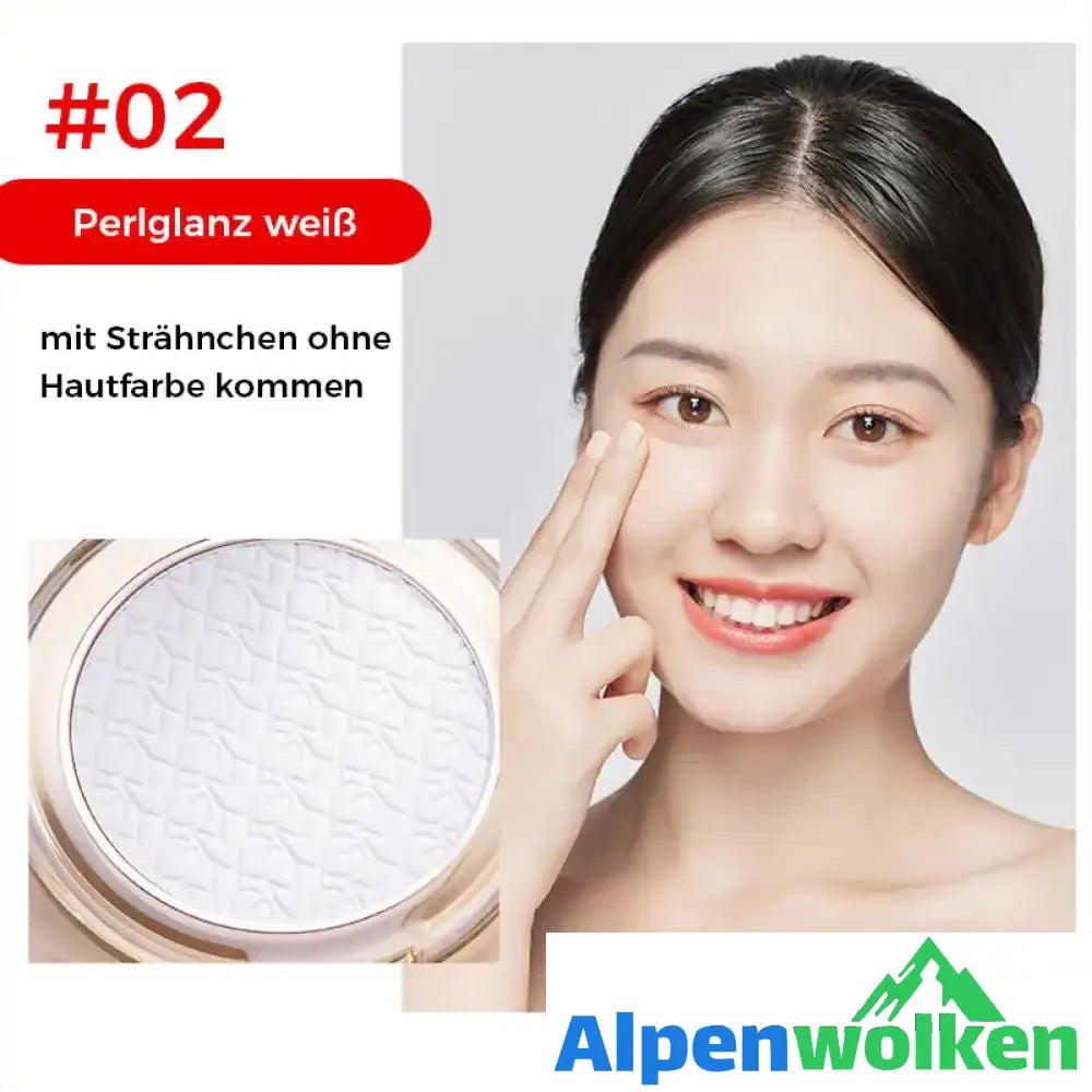 Alpenwolken - 🎁50% Rabatt🎁Gold Diamant Gesichtspuder Perlglanz weiß