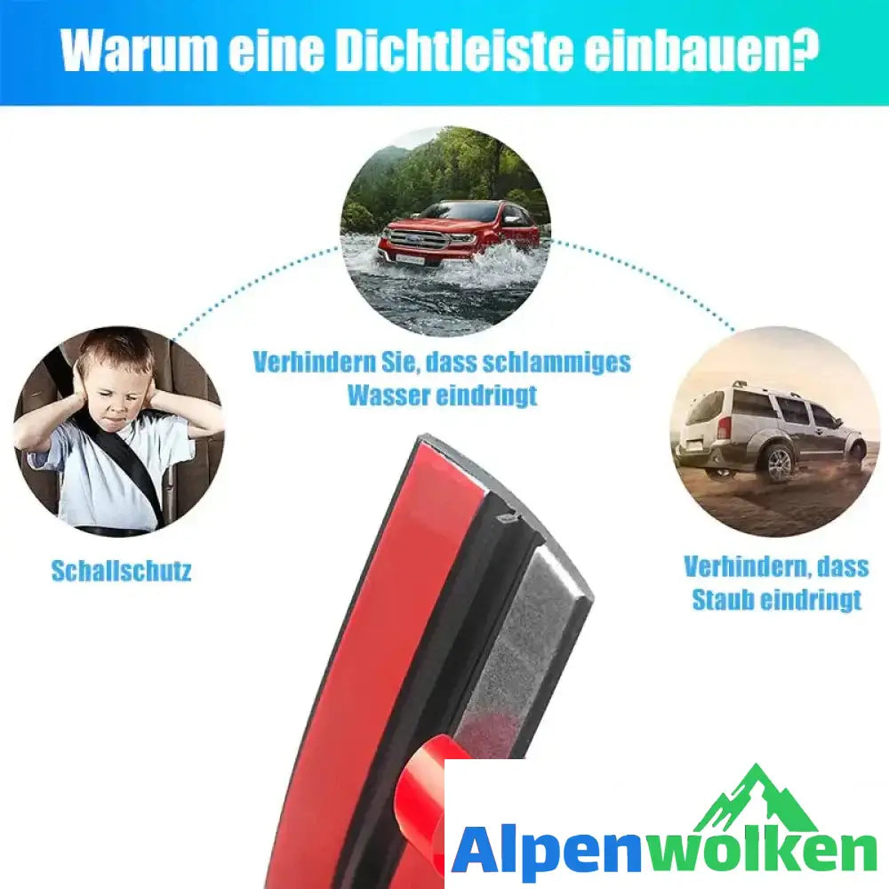 Alpenwolken - 🔥50% Rabatt🔥Kantenanleimen von Windschutzscheiben