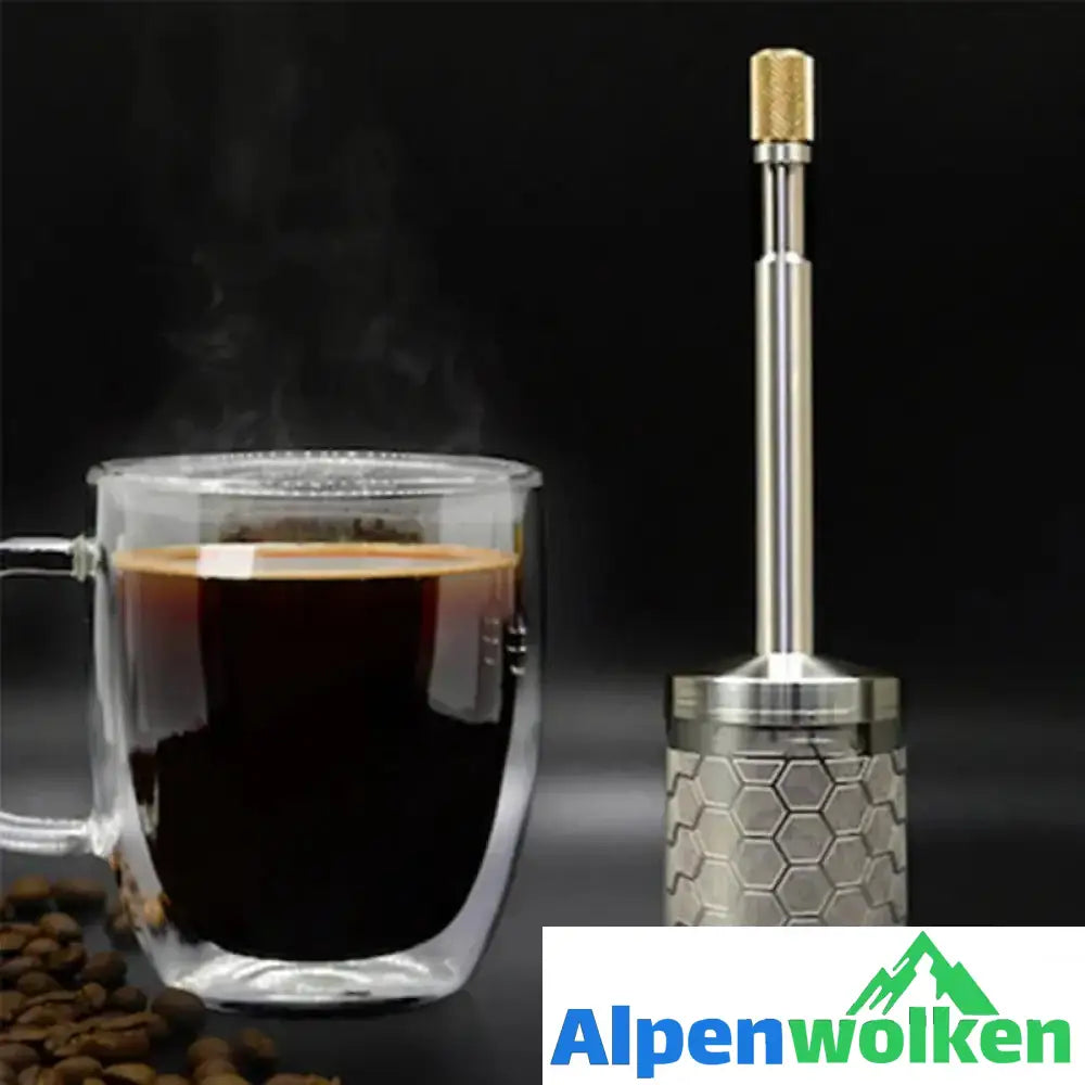 Alpenwolken - ☕50% Rabatt☕Manueller Kaffeefilter aus rostfreiem Stahl