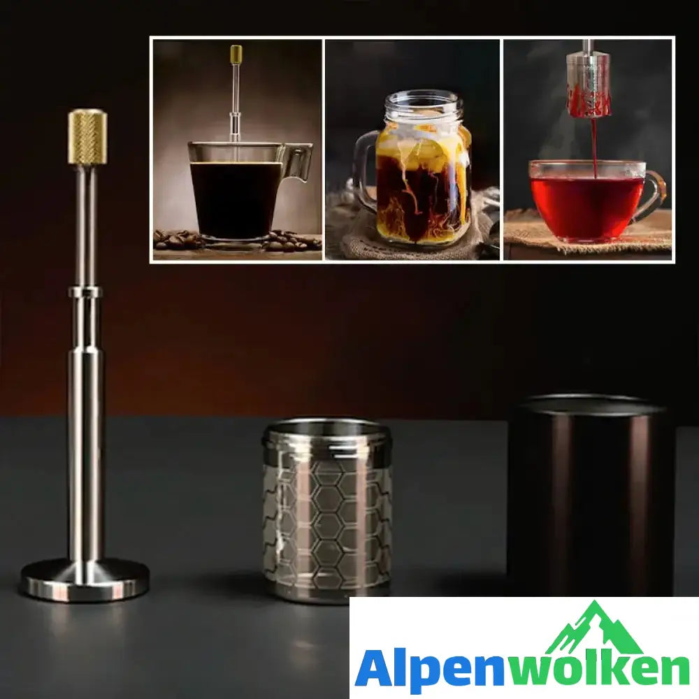 Alpenwolken - ☕50% Rabatt☕Manueller Kaffeefilter aus rostfreiem Stahl