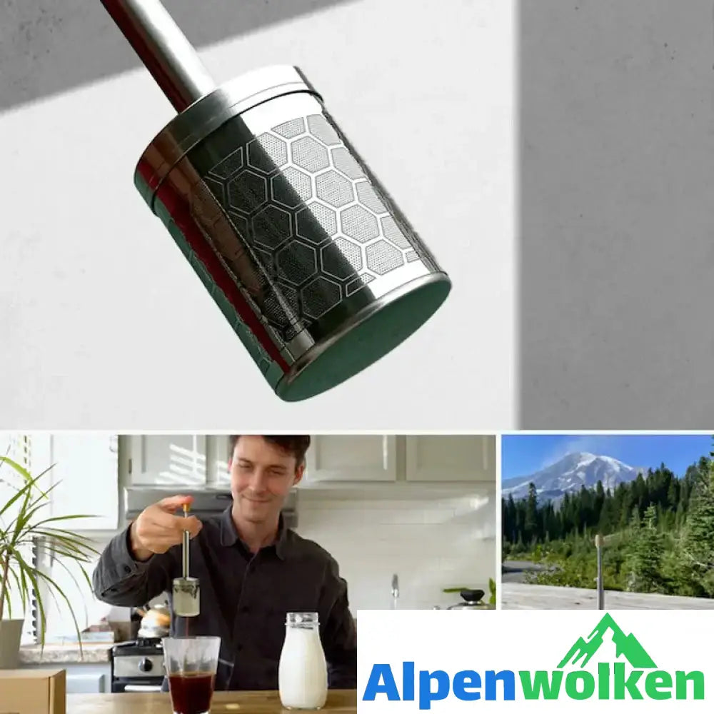 Alpenwolken - ☕50% Rabatt☕Manueller Kaffeefilter aus rostfreiem Stahl