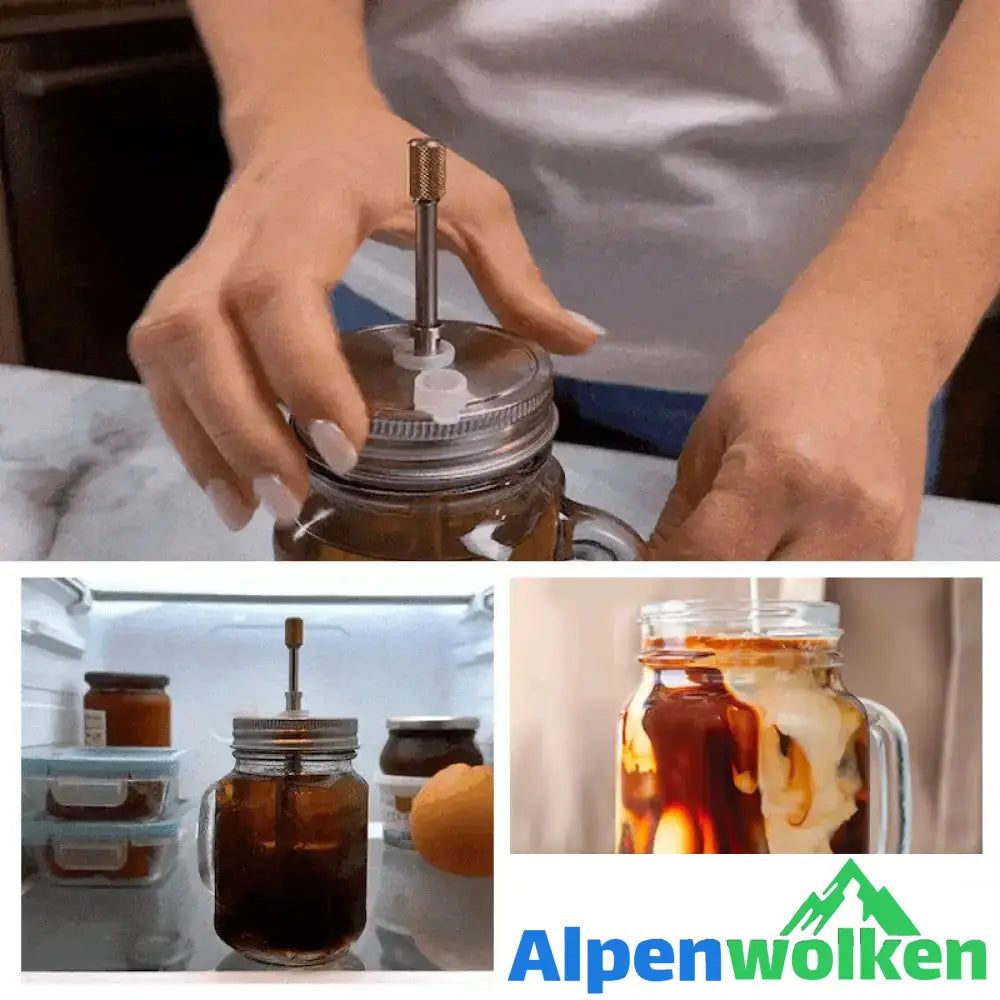 Alpenwolken - ☕50% Rabatt☕Manueller Kaffeefilter aus rostfreiem Stahl