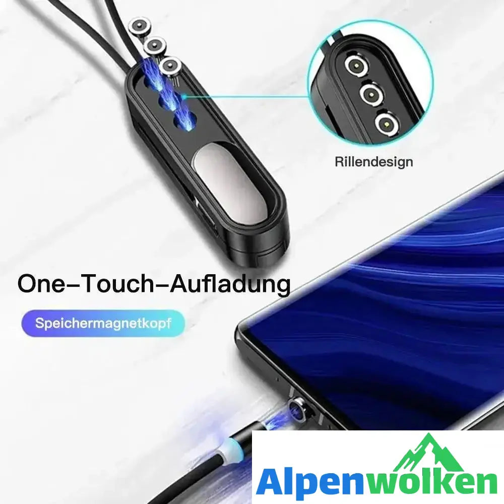 Alpenwolken - 🔥50% Rabatt🔥Schickplatz 3-in-1 magnetisches tragbares Ladekabel