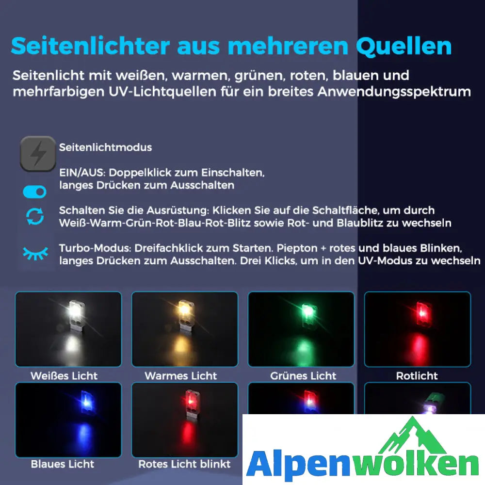 Alpenwolken - ✨50% Rabatt✨Tragbare Mini-Taschenlampe V10