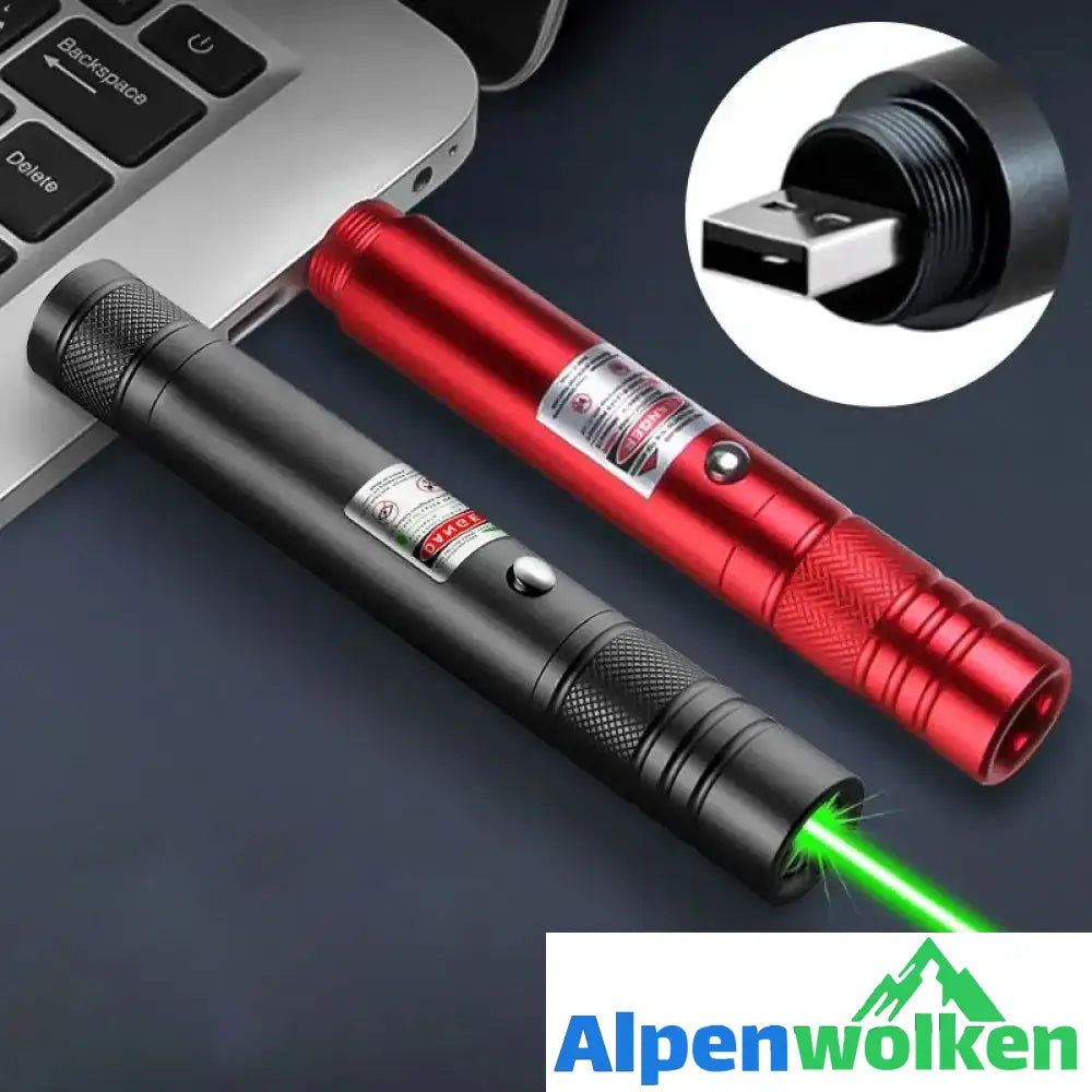 Alpenwolken - 🔦50% Rabatt🔥USB-Laser-Taschenlampe