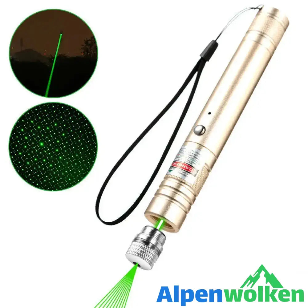 Alpenwolken - 🔦50% Rabatt🔥USB-Laser-Taschenlampe Goldene Taschenlampe Mehrere Strahlen