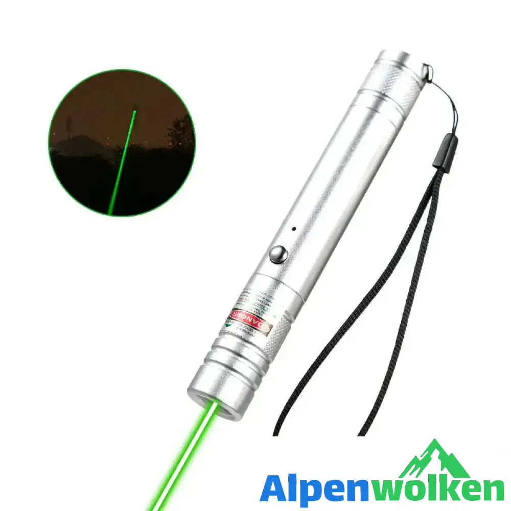 Alpenwolken - 🔦50% Rabatt🔥USB-Laser-Taschenlampe Silberne Taschenlampe Einzelner Strahl