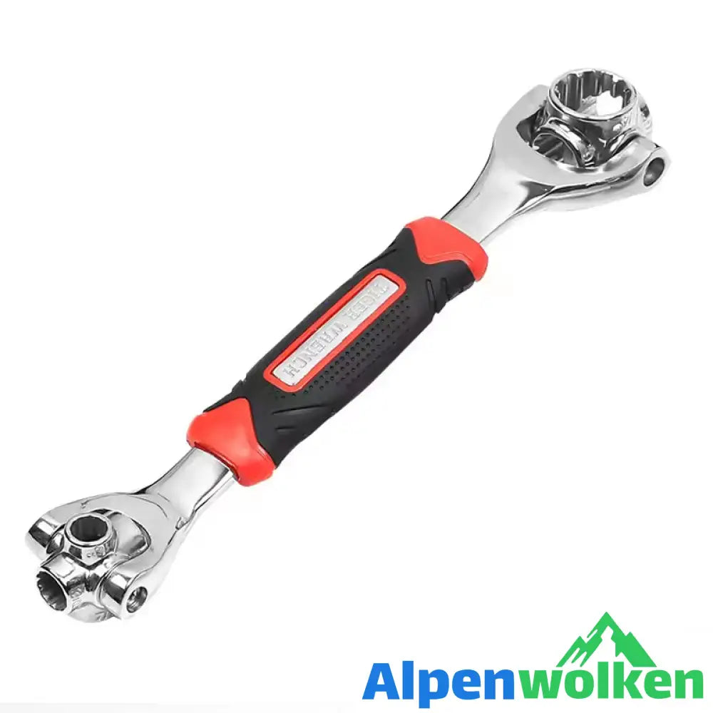 Alpenwolken - 52in1Universal 360° drehbarer Kopf Gummigriff Steckschlüssel