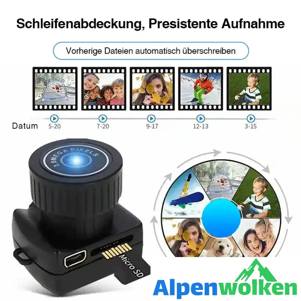 Alpenwolken - 📸55% Rabatt📸Mini-DV/DVR-Kamera