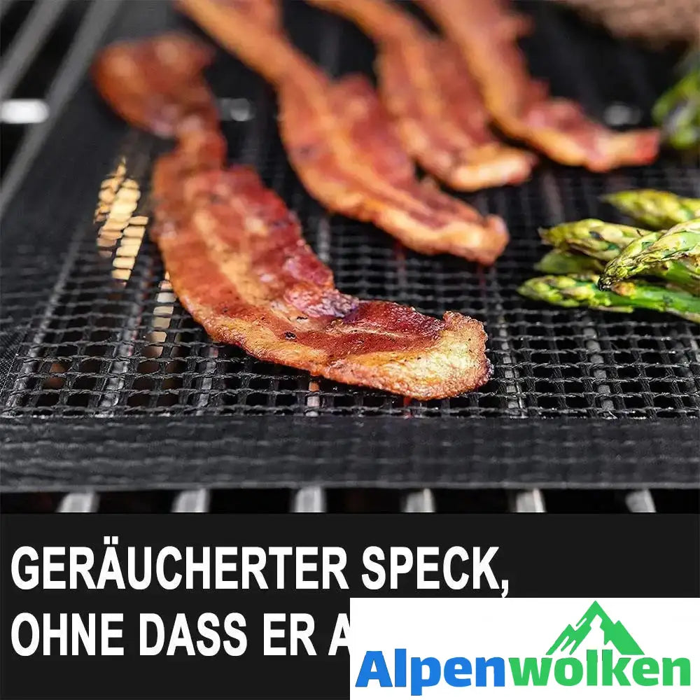 Alpenwolken - 🔥55% Rabatt🔥Teflon Netz Grillmatte antihaft wiederverwendbar, eckig 33x40 cm, 1/3 pc