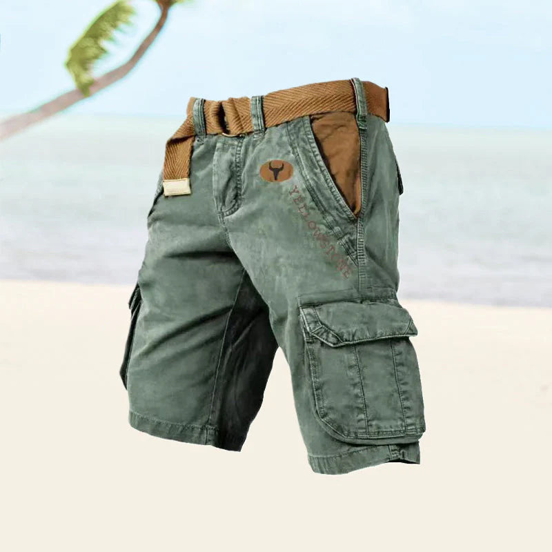 Alpenwolken - Herren-Shorts mit mehreren Taschen——🔥🔥Sommer-Bestseller