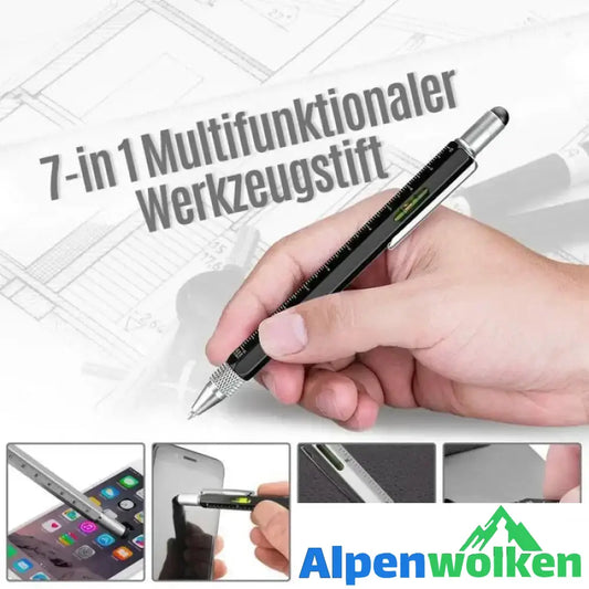 Alpenwolken - 7-in-1 Multifunktionaler Schraubendreher-Stift