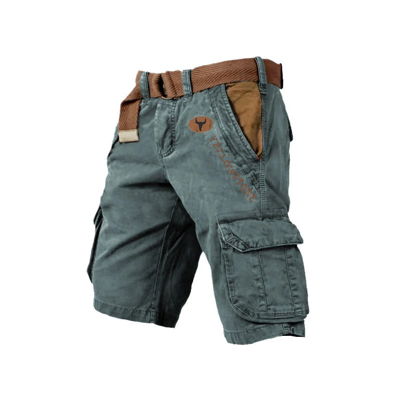 Alpenwolken - Herren-Shorts mit mehreren Taschen——🔥🔥Sommer-Bestseller