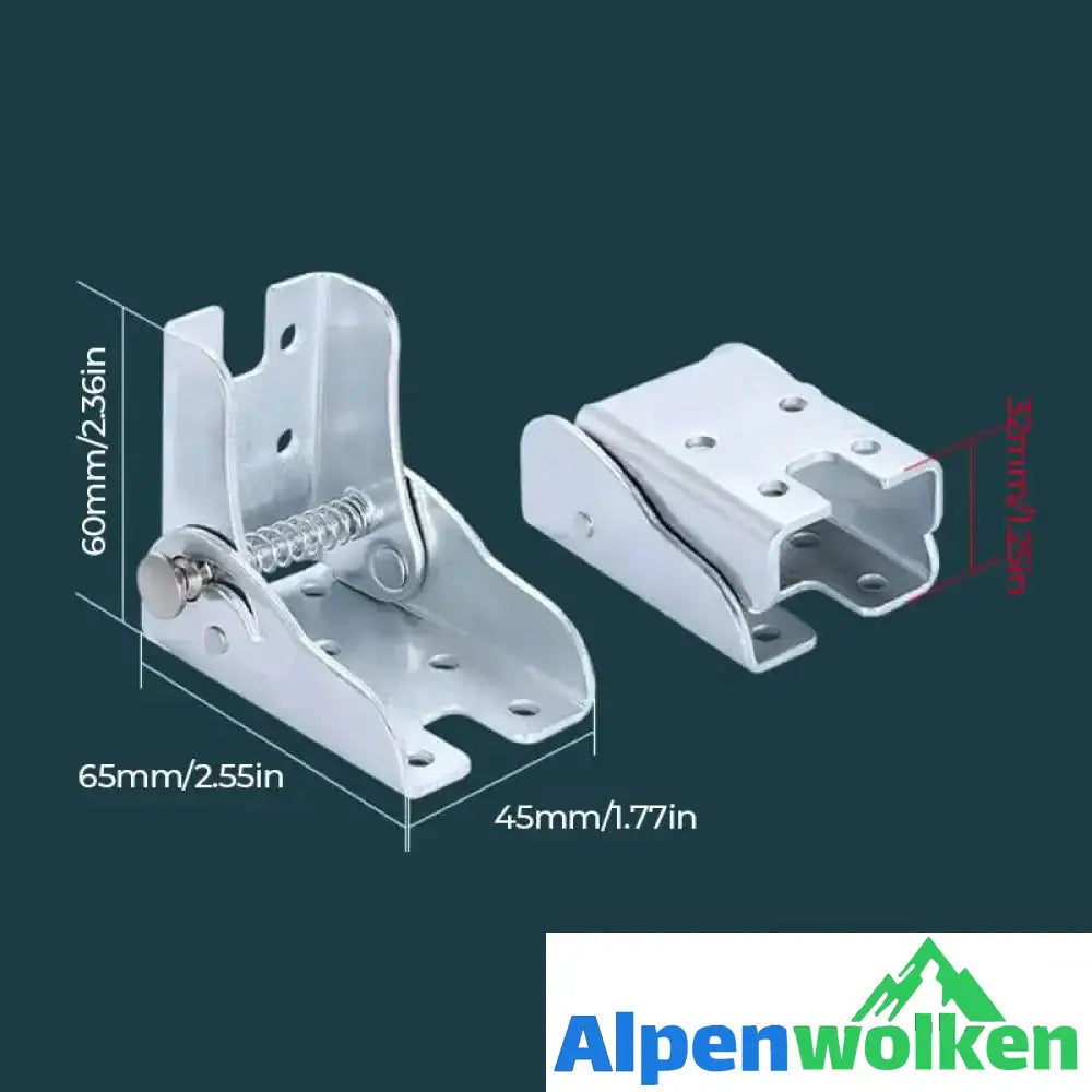 Alpenwolken - 90° selbstsicherndes Klappscharnier