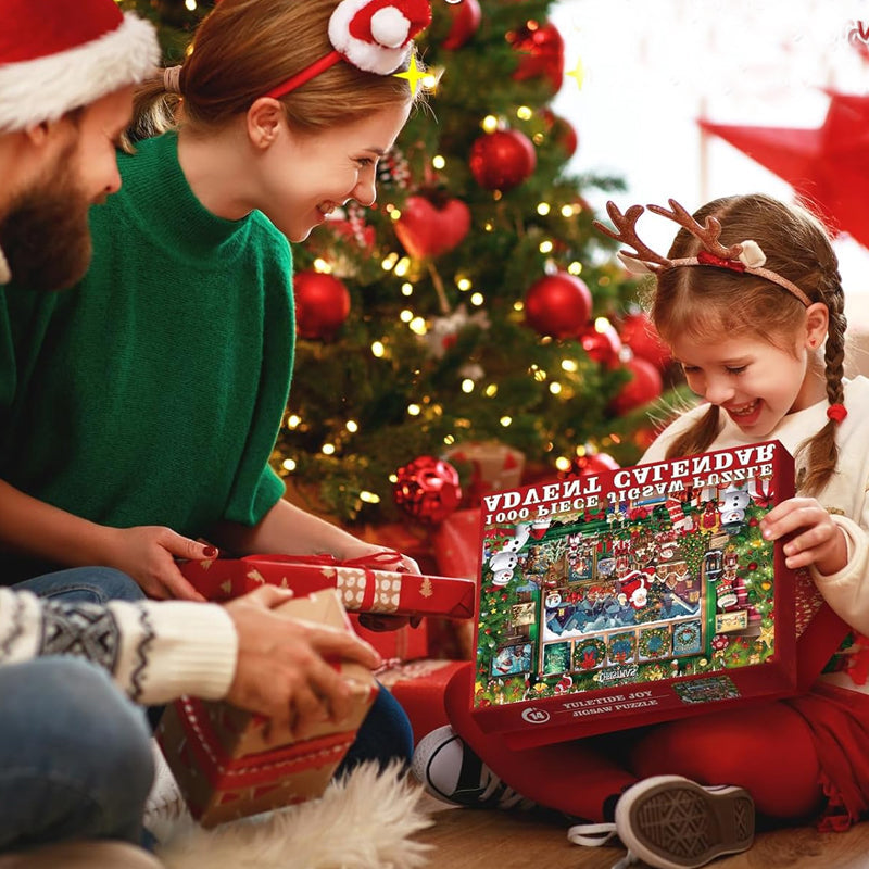 Alpenwolken - Weihnachtsfreude Adventskalender Puzzle 1000 Teile