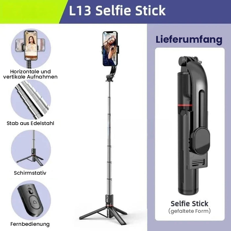 Alpenwolken - Faltbares Selfie-Stick-Stativ