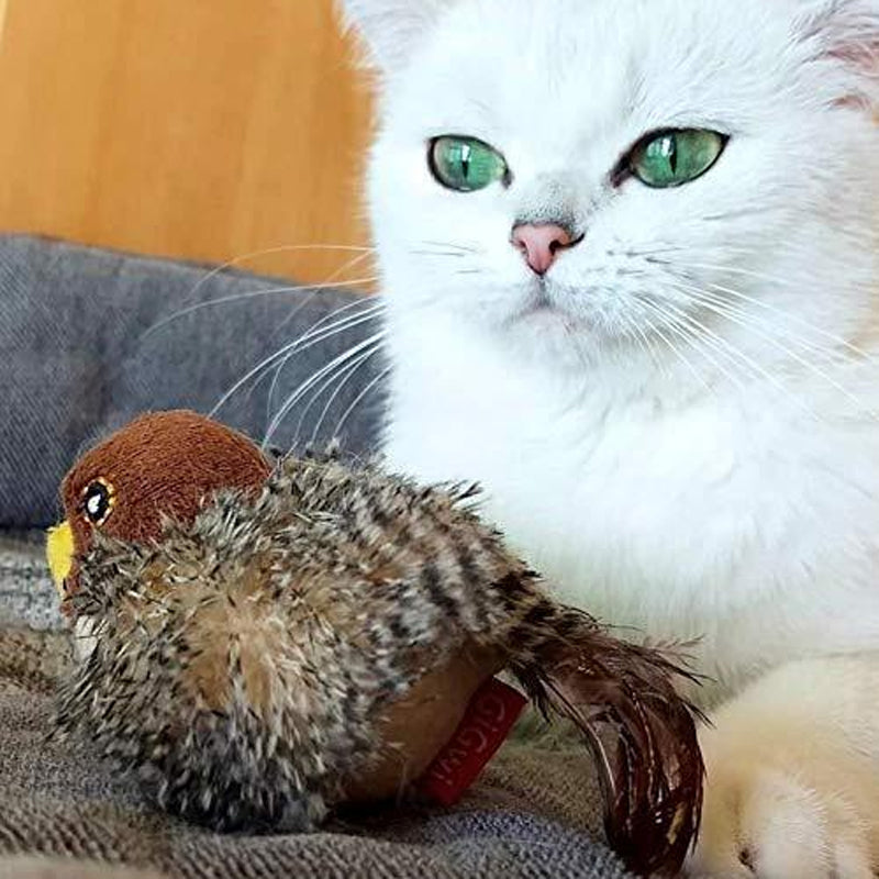 Alpenwolken - Katzenspielzeug - Simulierter zwitschernder Vogel