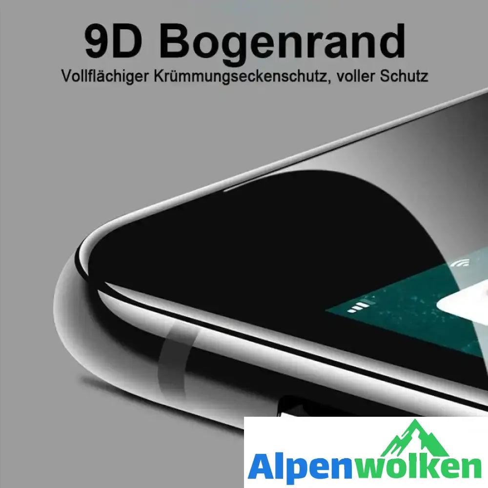 Alpenwolken - 9D Gehärtetem Glas 3D Touchscreen Schutzfolie