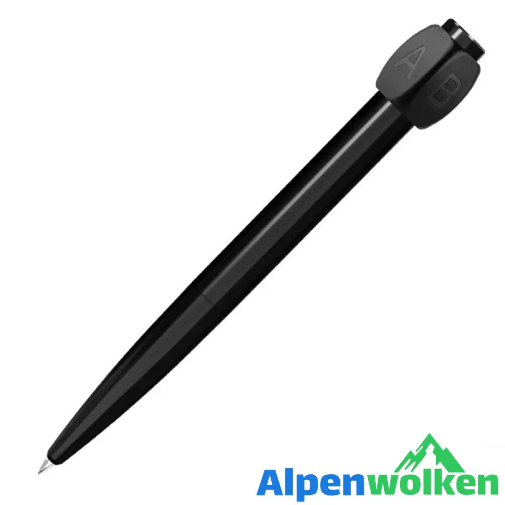 Alpenwolken - ABCD Rotierender Schwarzer Gelstift