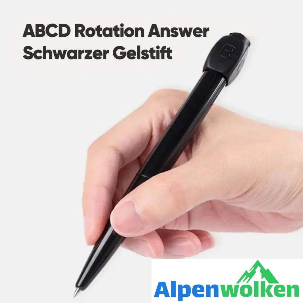 Alpenwolken - ABCD Rotierender Schwarzer Gelstift