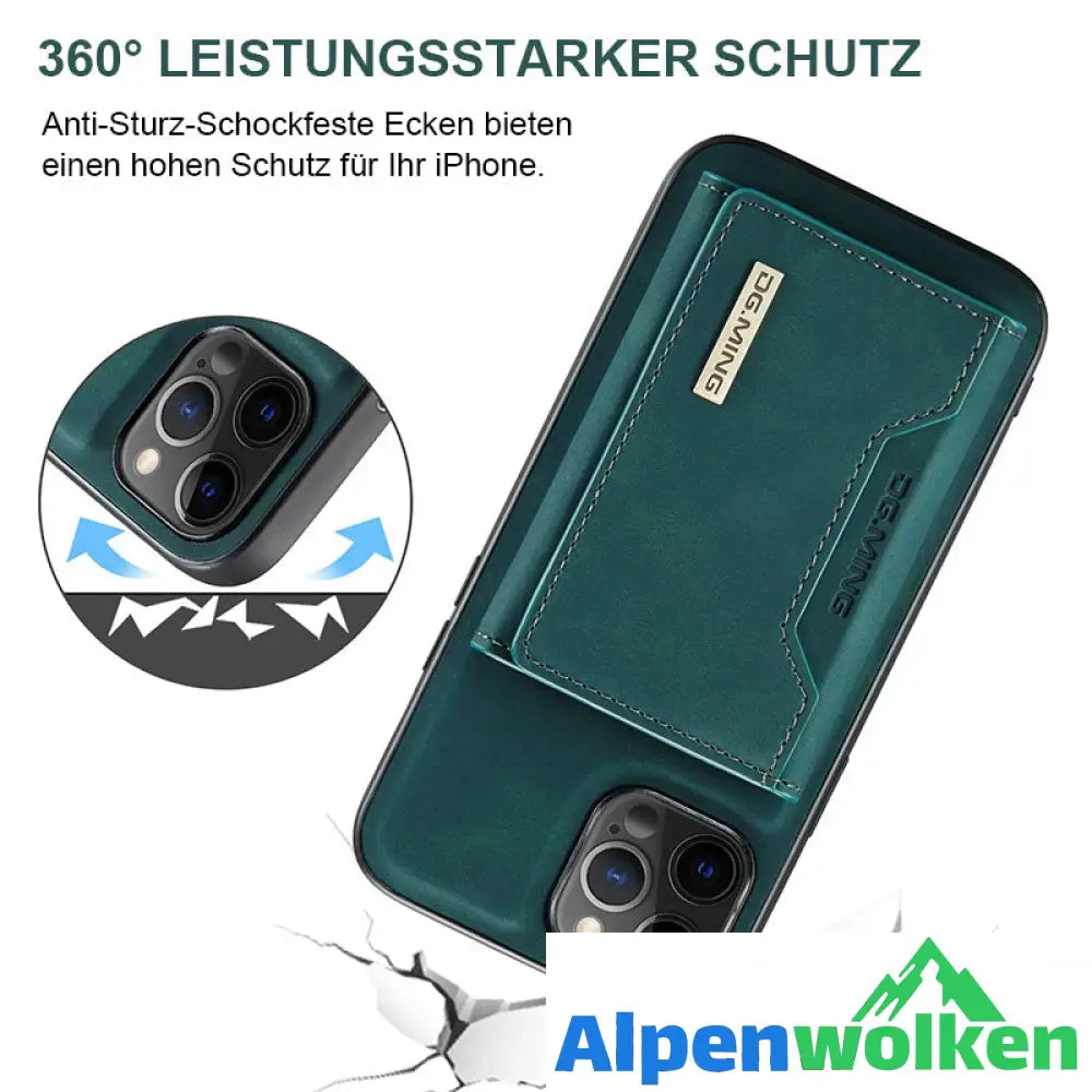 Alpenwolken - Abnehmbare 2-in-1-Design Geldbörsen-Handyhülle