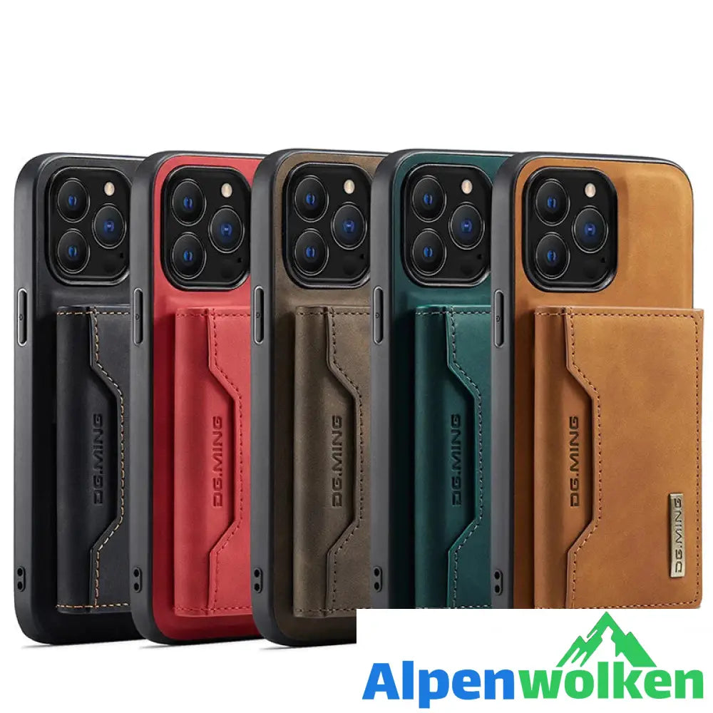 Alpenwolken - Abnehmbare 2-in-1-Design Geldbörsen-Handyhülle