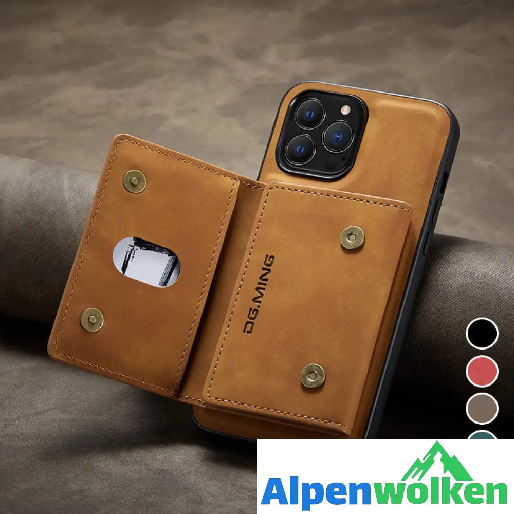 Alpenwolken - Abnehmbare 2-in-1-Design Geldbörsen-Handyhülle