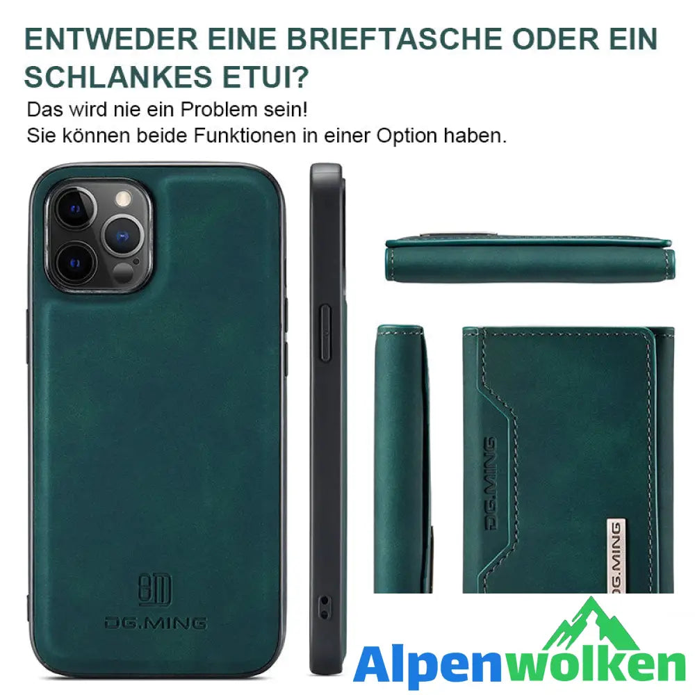 Alpenwolken - Abnehmbare 2-in-1-Design Geldbörsen-Handyhülle