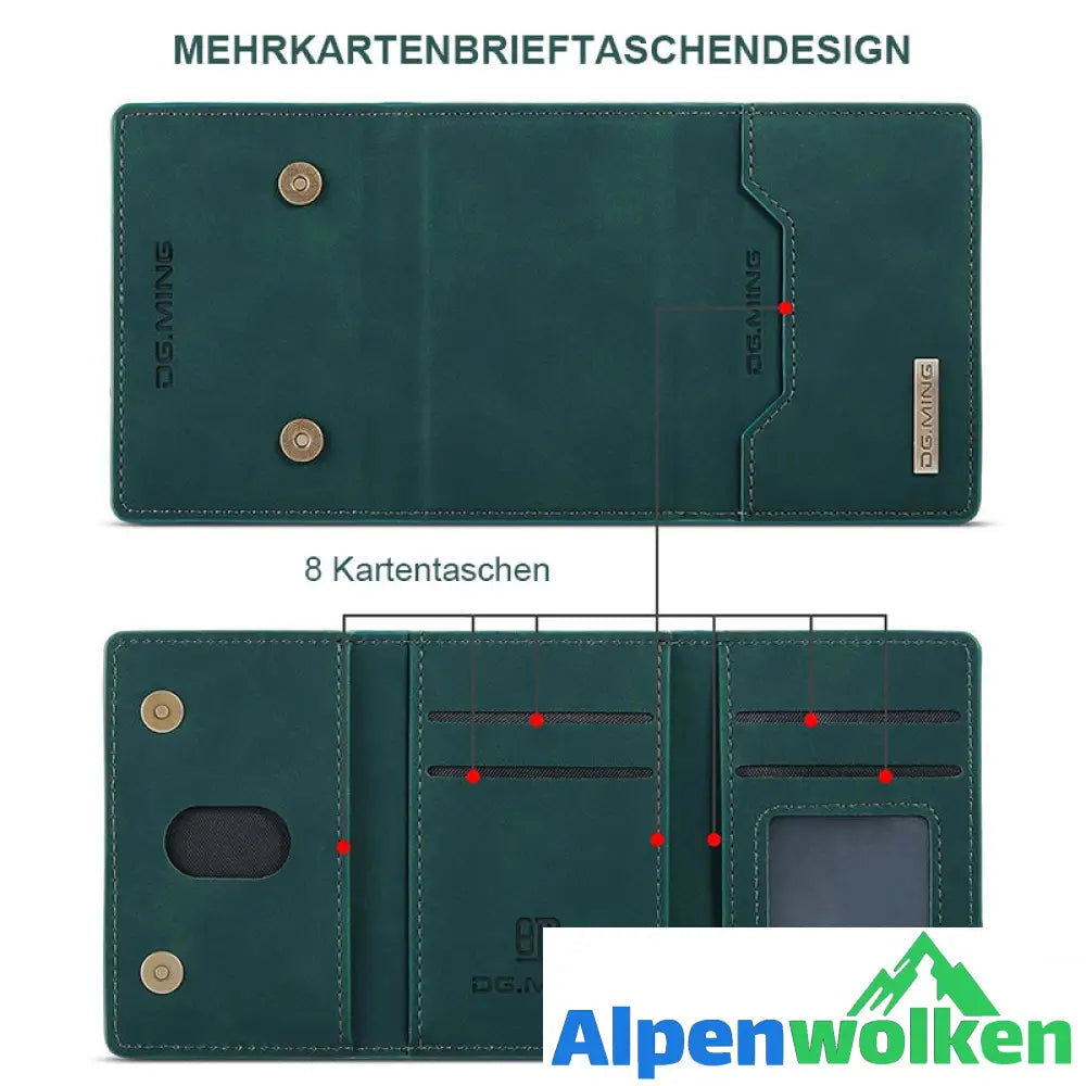 Alpenwolken - Abnehmbare 2-in-1-Design Geldbörsen-Handyhülle