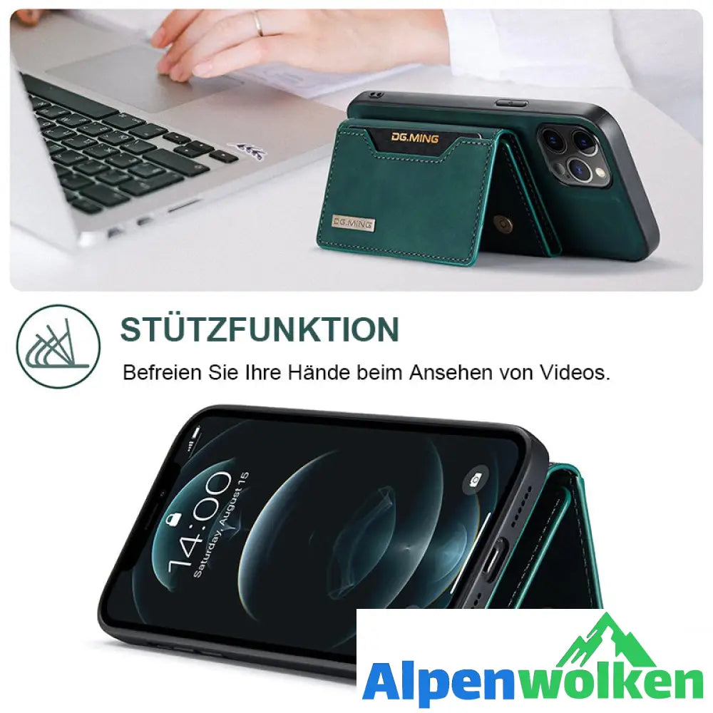 Alpenwolken - Abnehmbare 2-in-1-Design Geldbörsen-Handyhülle