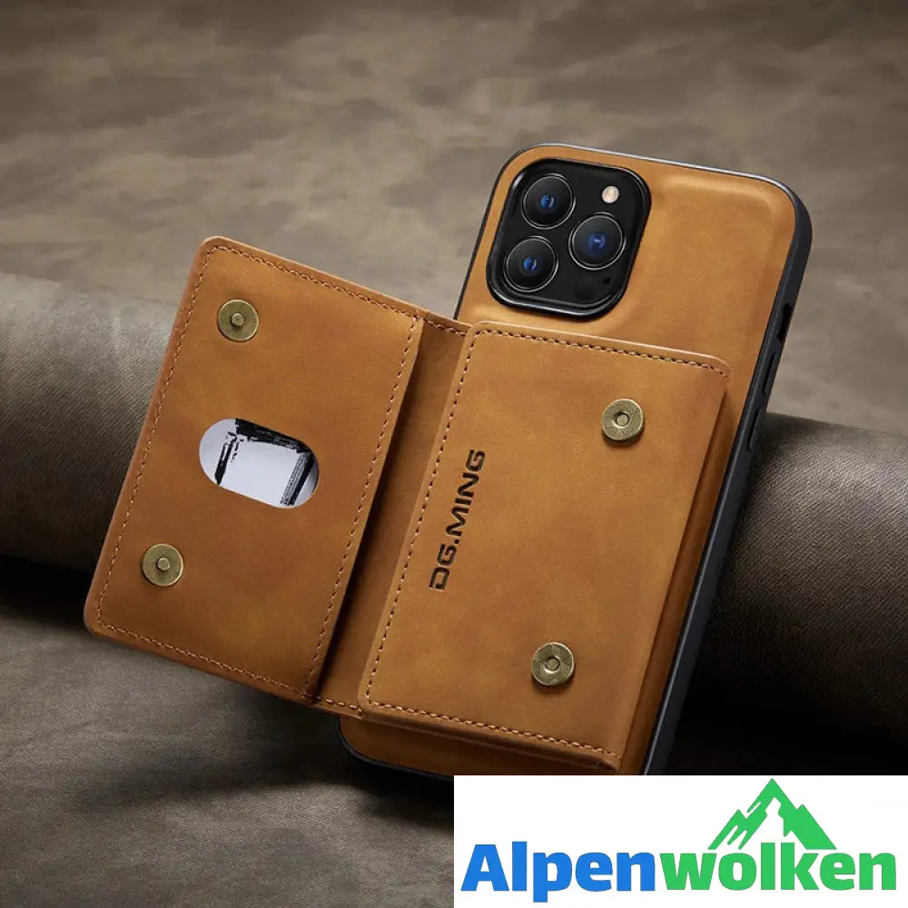 Alpenwolken - Abnehmbare 2-in-1-Design Geldbörsen-Handyhülle