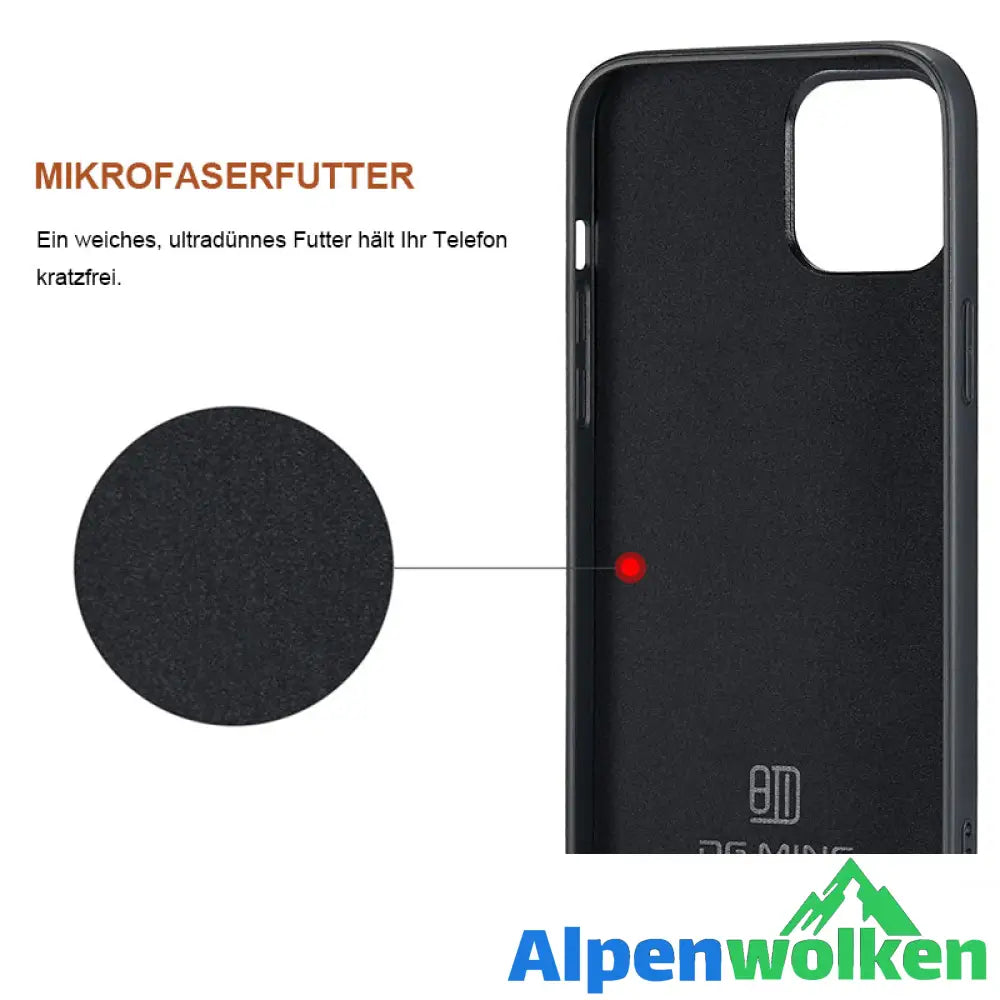 Alpenwolken - Abnehmbare 2-in-1-Design Geldbörsen-Handyhülle