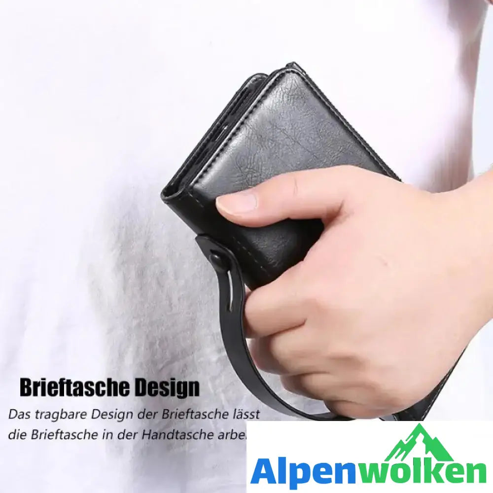 Alpenwolken - Abnehmbare Magnethülle für Iphone mit Armband